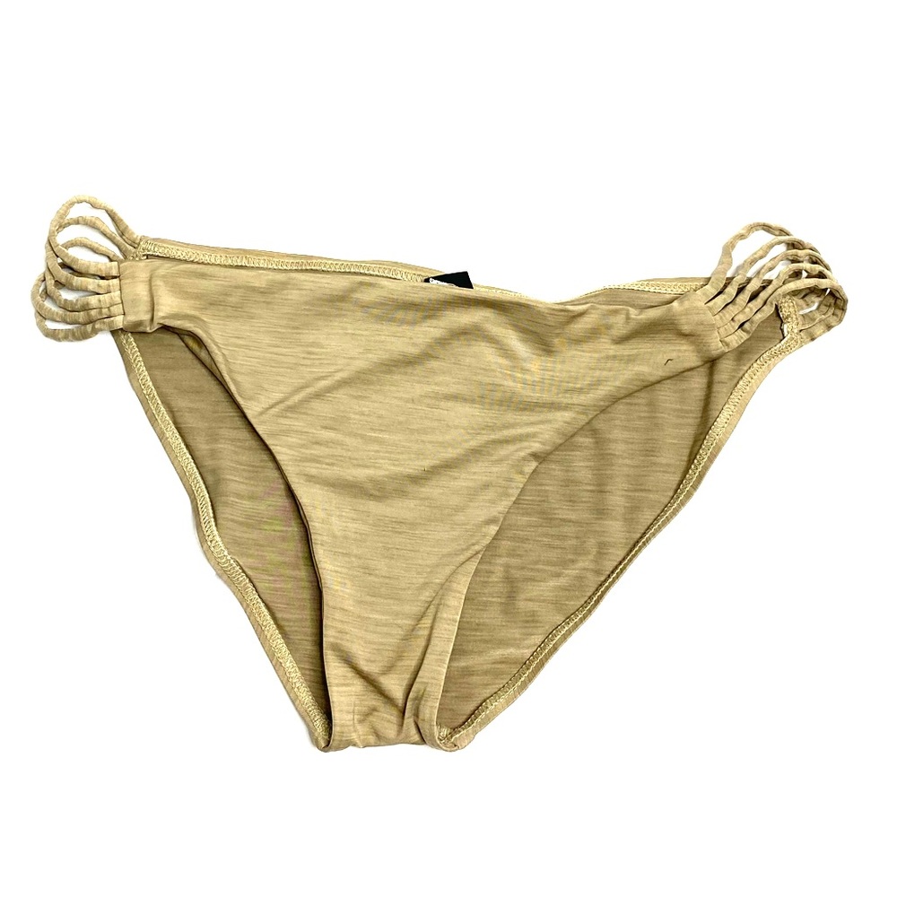 Hurley womens bikini bottoms large tan stretch